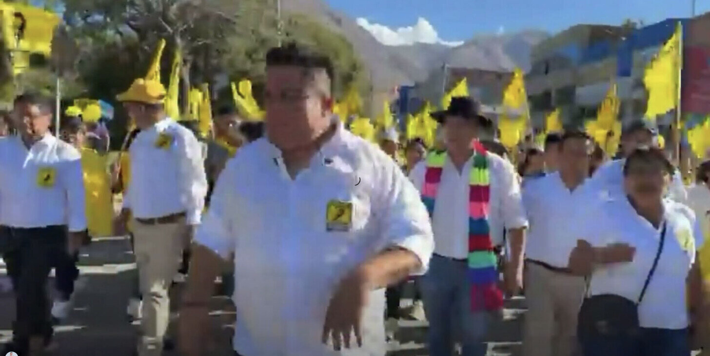 Caravana masiva marcó la apertura de un nuevo local de campaña de HUAPRI